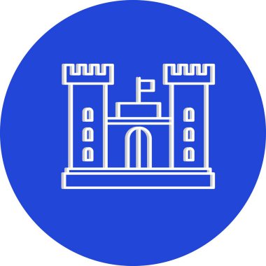 vektör Castle simgesi