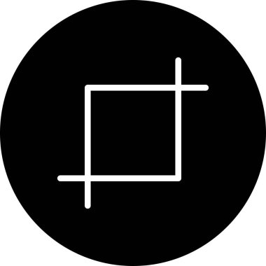 Vektör Kırpma simgesi illüstrasyonu