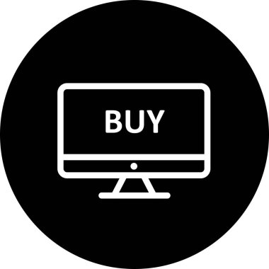  vektör çevrimiçi alışveriş simgesi 