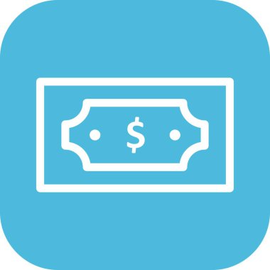 vektör Para Birimi Not simgesi 