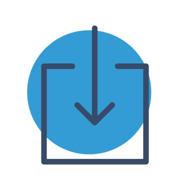 Vektör indirme Simgesi illüstrasyonu