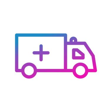 Vektör Ambulans simgesi çizimi