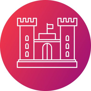 vektör Castle simgesi
