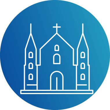 vektör Katedral simgesi