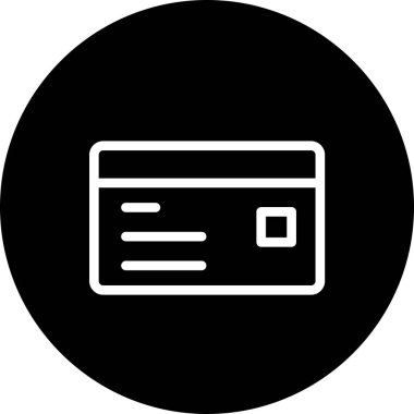 vektör kredi kartı simgesi 