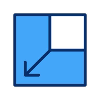 Vektör yerleşim simgesi simgesi