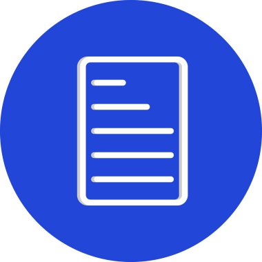 Vektör belgesi Simge illüstrasyonu