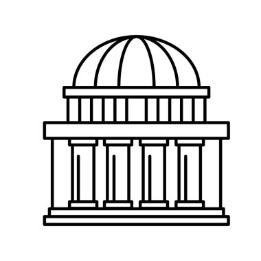 vektör St. Paul Katedral simgesi  