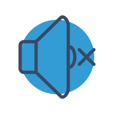 vektör Dilsiz simgesi