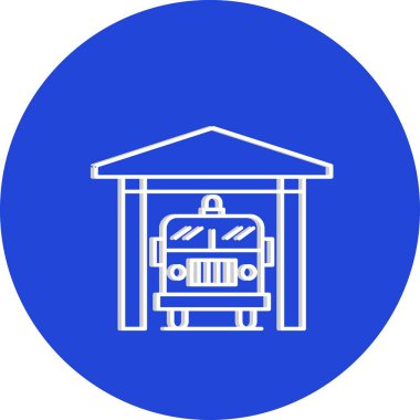 vektör Ateş İstasyonu simgesi 