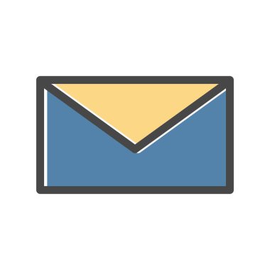 Vektör E- posta simgesi illüstrasyonu
