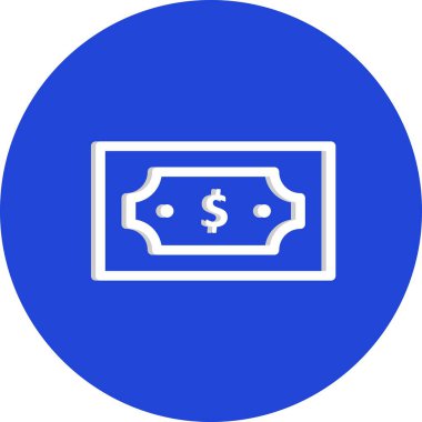 vektör Para Birimi Not simgesi 