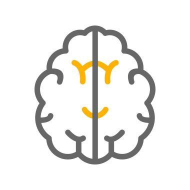  vektör Beyin simgesi sembolü