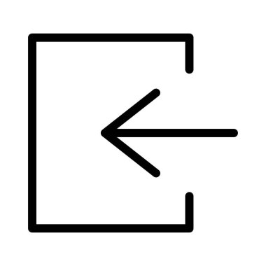  Vektör Oku sol simgesi 