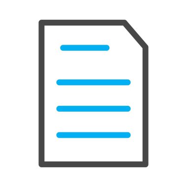 Vektör belgesi Simge illüstrasyonu