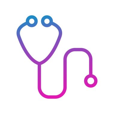 vektör steteskop simgesi