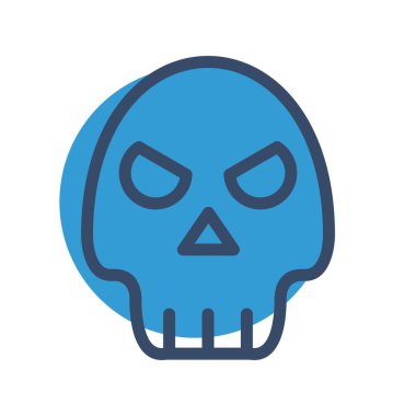 vektör Kafatası simgesi