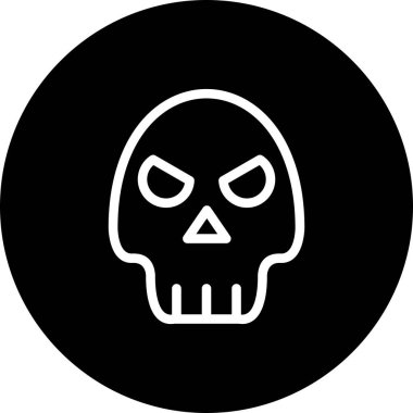 vektör Kafatası simgesi