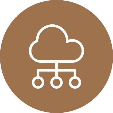 vektör bulut simgesi 