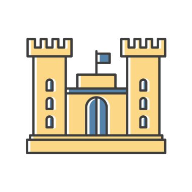 vektör Castle simgesi