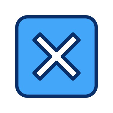 vektör İptal Edilen Simge Çizimi