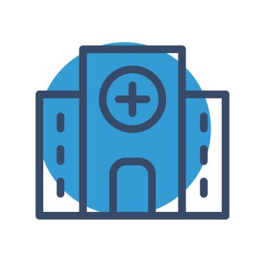 Vektör Hastanesi binası simgesi 
