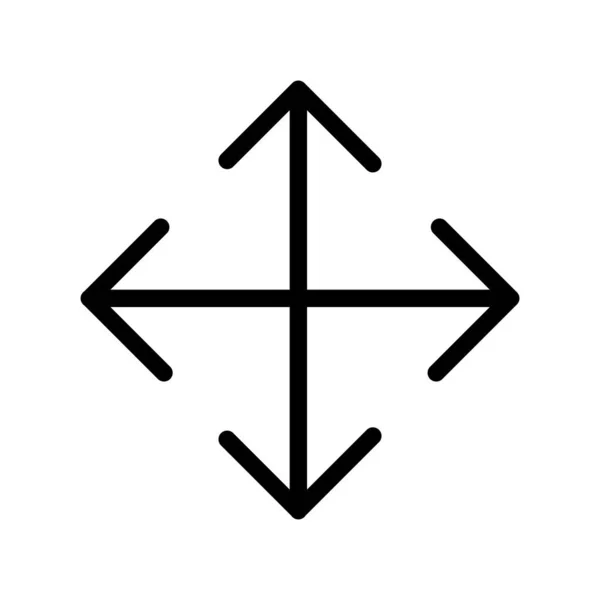 Vector Direction Icon Symbol — Stock Vector