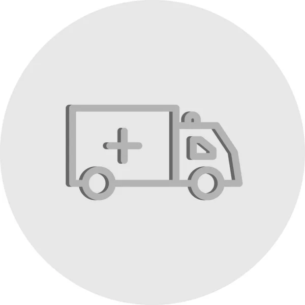 Vektor Ambulanz Symbol Abbildung — Stockvektor
