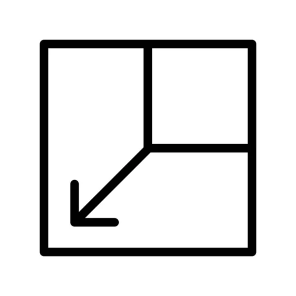 Simbolo Icona Layout Vettoriale — Vettoriale Stock