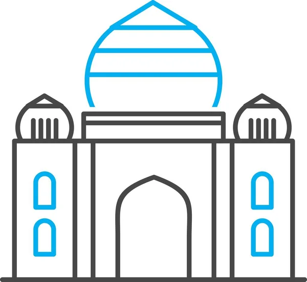 Символ Вектора Тадж Махал — стоковый вектор