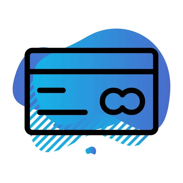 Vector Atm Card Icon — Stock Vector