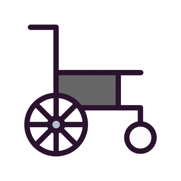 Vector Wheelchair Icon Symbol — Stock Vector