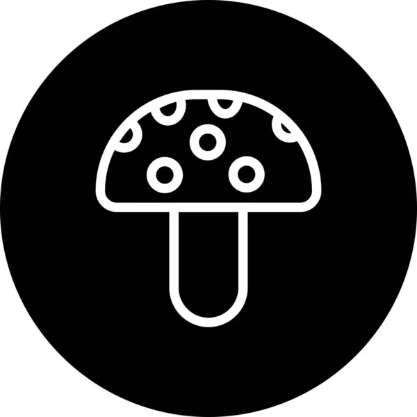 Symbol Ikony Vektoru Champignon — Stockový vektor