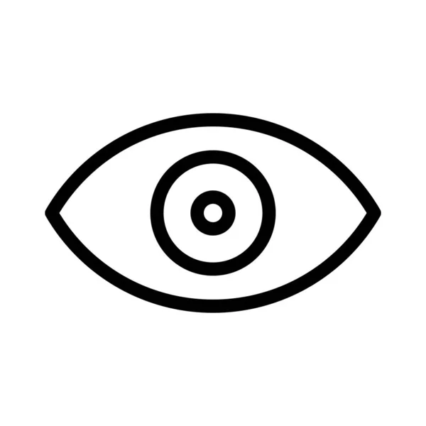 Illustrazione Dell Icona Dell Occhio Vettoriale — Vettoriale Stock