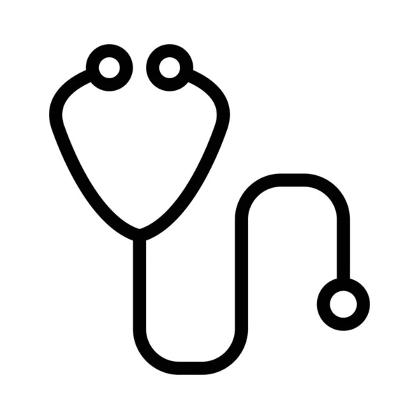 Vektor Stethoskop Symbol Symbol — Stockvektor