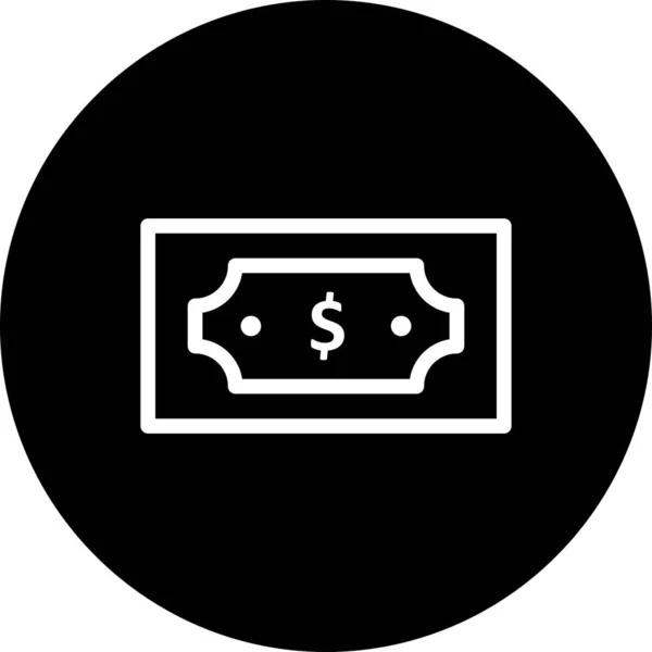 Vector Currency Note Icon — Stock Vector