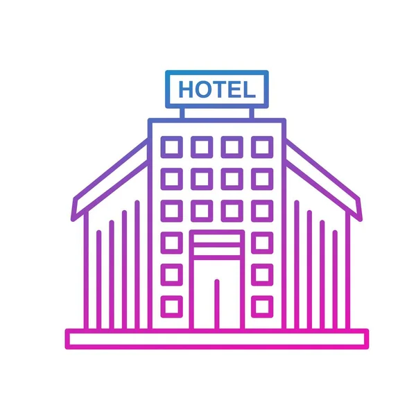 Vecteur Icône Hôtel Symbole — Image vectorielle