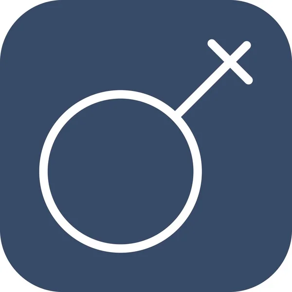 Vecteur Symbole Icône Féminine — Image vectorielle