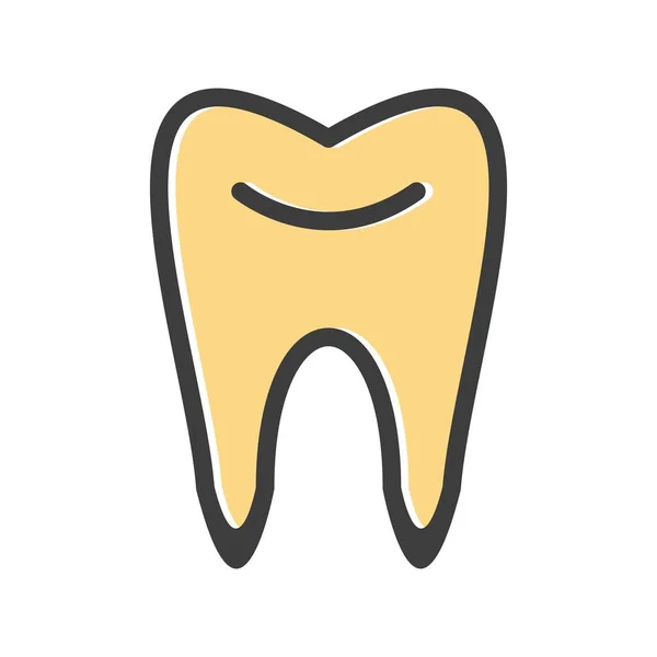 Vector Dental Icon Symbol — Stock Vector