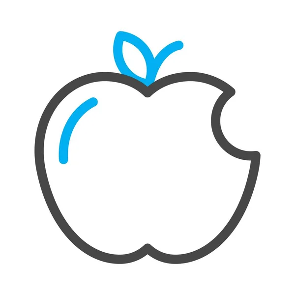 Vector Simbolul Pictogramei Apple — Vector de stoc