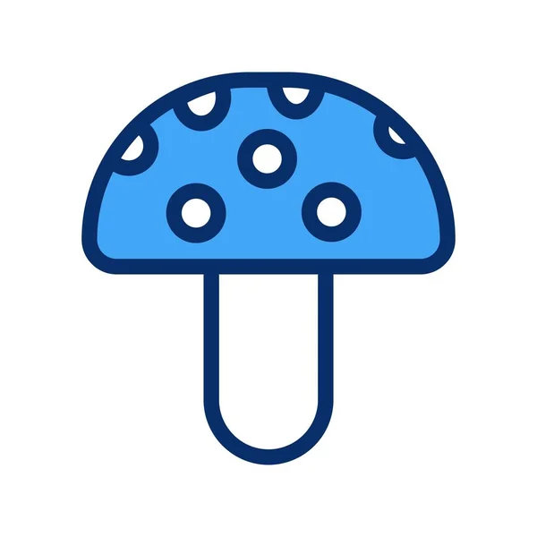 Vector Champignon Icono Símbolo — Archivo Imágenes Vectoriales