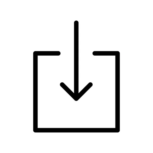 Vector Download Icon Ilustração — Vetor de Stock