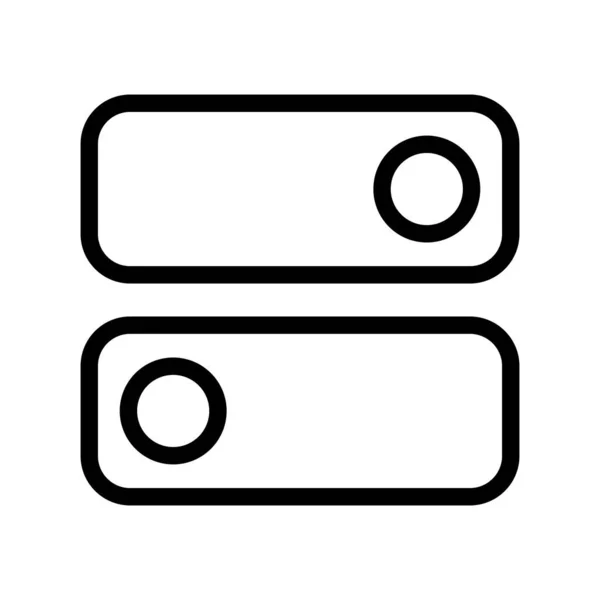 Symbol Ikony Přepínače Vektorů — Stockový vektor