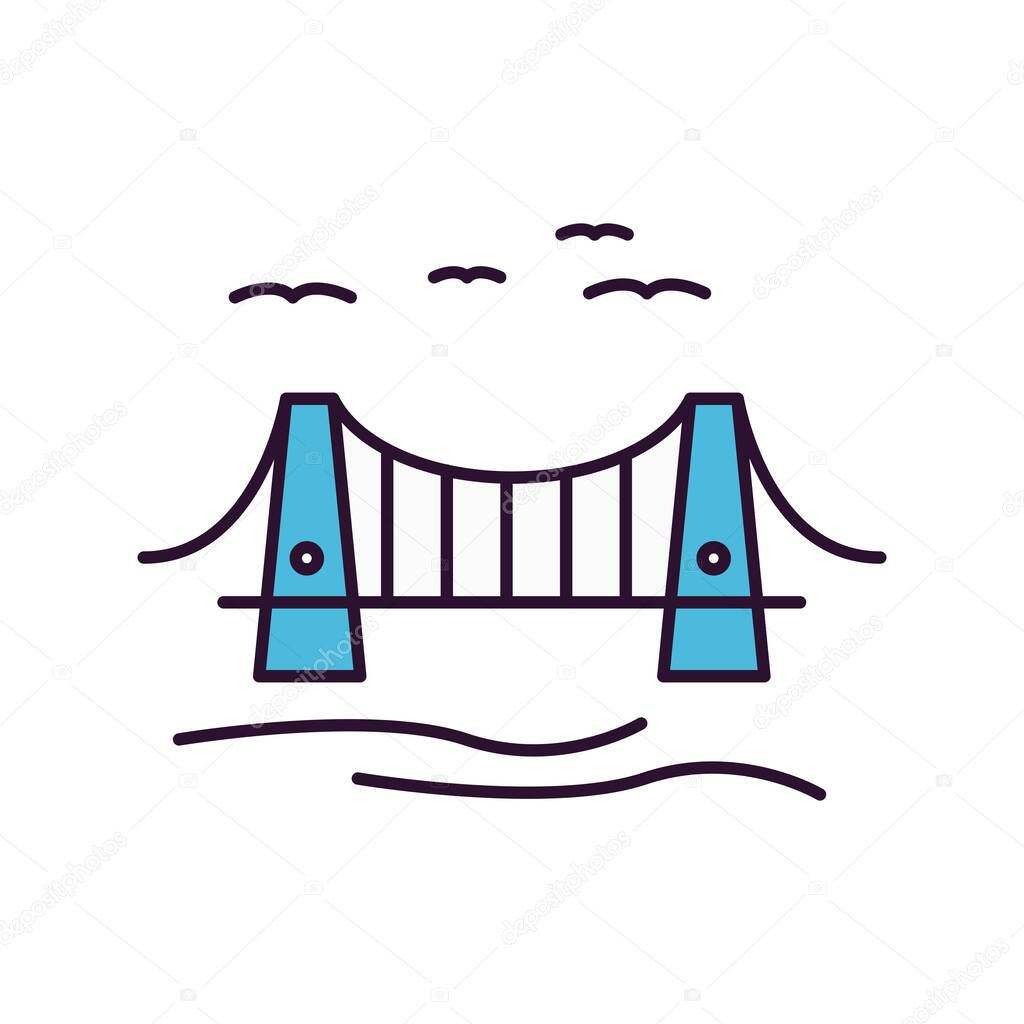  vector Bridge icon symbol