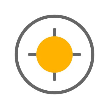 Vektör Hedef simgesi illüstrasyonu