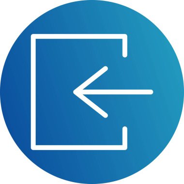  Vektör Oku sol simgesi 