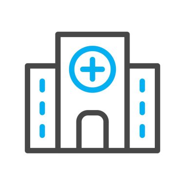 Vektör Hastanesi binası simgesi 