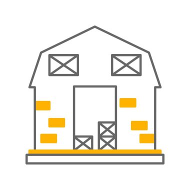 vektör Çiftlik Evi simgesi