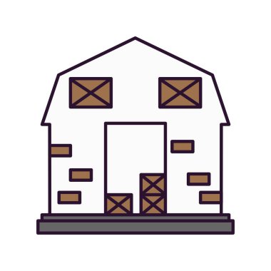 vektör Çiftlik Evi simgesi