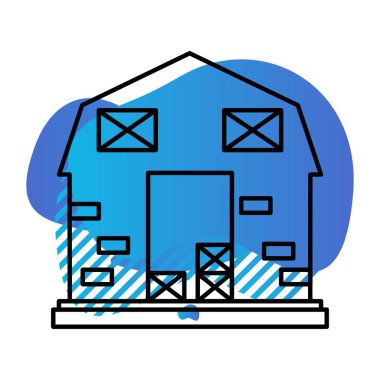 vektör Çiftlik Evi simgesi